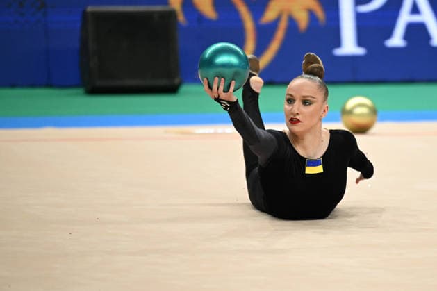 IPA85129877 - KARIKA Polina (UKR) during European Championships in Rhythmic gymnastics, Rhythmische Sportgymnastik, RSG Gymnastics in Varna, Bulgaria, May 28 2026  Copyright: xFilippoxTomasi IPAxSportx xx 85129877