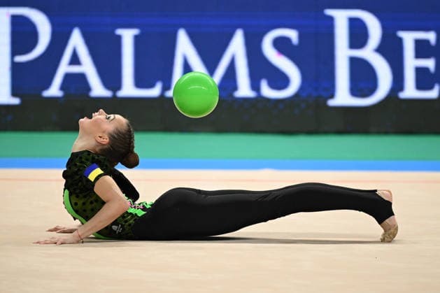 IPA85130098 - ONOFRIICHUK Taisiia (UKR) during European Championships in Rhythmic gymnastics, Rhythmische Sportgymnastik, RSG Gymnastics in Varna, Bulgaria, May 28 2026  Copyright: xFilippoxTomasi IPAxSportx xx 85130098