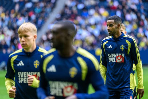260528 Alexander Isak of the Swedish national football team at a training session on May 28, 2026 in Stockholm Photo Johanna Säll BILDBYRAN kod JL JL0620 fotboll football soccer fotball landskamp träning practice training sverige sweden sverige a fifa world cup vm bbeng  Copyright: JOHANNAxSÄLL BB260528BB199