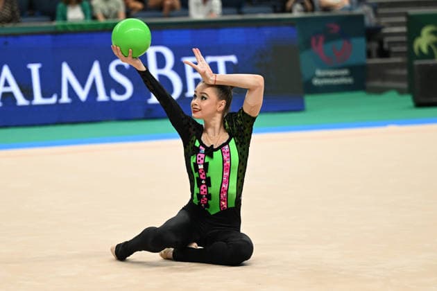 IPA85130102 - ONOFRIICHUK Taisiia (UKR) during European Championships in Rhythmic gymnastics, Rhythmische Sportgymnastik, RSG Gymnastics in Varna, Bulgaria, May 28 2026  Copyright: xFilippoxTomasi IPAxSportx xx 85130102