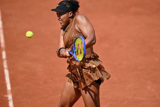 2026 French Open (Roland-Garros) - Day 5 PARIS, FRANCE - MAY 28: Naomi Osaka of Japan in action against Donna Vekic (not seen) of Croatia during the women s singles second round on day five of the 2026 French Open at Court Simonne-Mathieu in Paris, France on May 28, 2026. Mustafa Yalcin Anadolu Paris France. Editorial use only. Please get in touch for any other usage.  Copyright: x2026xAnadoluxMustafaxYalcinx