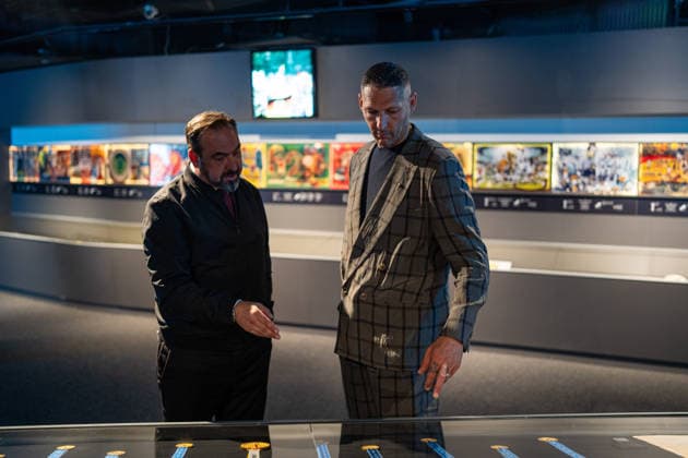 HONGKONG-SOCCER FIFA-MUSEUM Italian former soccer player, Marco Materazzi and Managing Director of the FIFA Museum, Marco Fazzone at the FIFA Museum Hong Kong during a press event in Hong Kong, May 28, 2026. NEXPHER Vernon Yuen HONG KONG