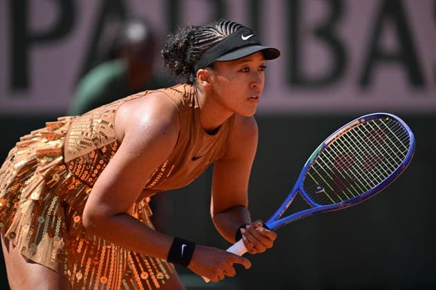 2026 French Open (Roland-Garros) - Day 5 PARIS, FRANCE - MAY 28: Naomi Osaka of Japan competes against Donna Vekic (not seen) of Croatia during the women s singles second round on day five of the 2026 French Open at Court Simonne-Mathieu in Paris, France on May 28, 2026. Mustafa Yalcin Anadolu Paris France. Editorial use only. Please get in touch for any other usage.  Copyright: x2026xAnadoluxMustafaxYalcinx