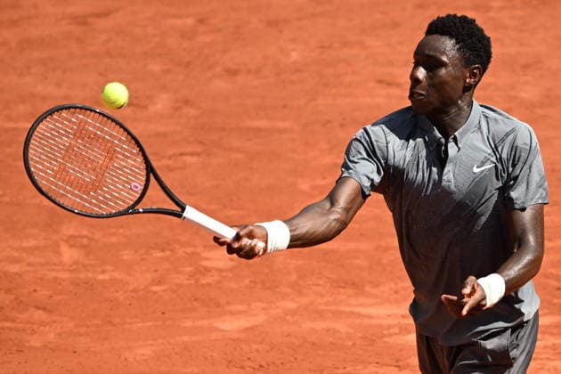 2026 French Open (Roland-Garros) - Day 5 PARIS, FRANCE - MAY 28: Adolfo Daniel Vallejo (not seen) of Paraguay competes against Moise Kouame of France during the men s singles second round on day five of the 2026 French Open in Paris, France on May 28, 2026. Burak Akbulut Anadolu Paris France. Editorial use only. Please get in touch for any other usage.  Copyright: x2026xAnadoluxBurakxAkbulutx