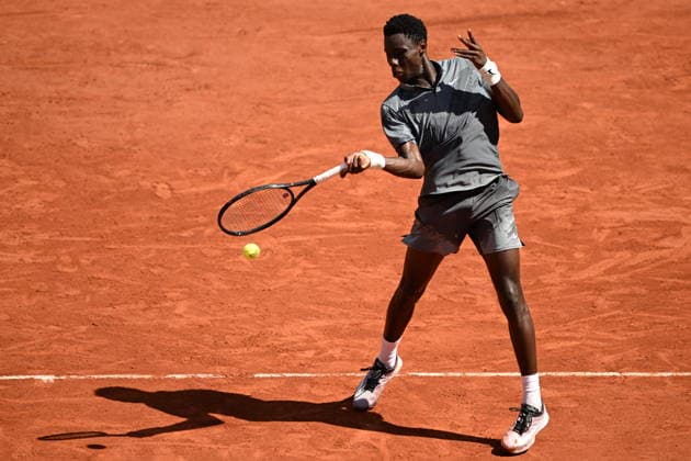 2026 French Open (Roland-Garros) - Day 5 PARIS, FRANCE - MAY 28: Adolfo Daniel Vallejo (not seen) of Paraguay competes against Moise Kouame of France during the men s singles second round on day five of the 2026 French Open in Paris, France on May 28, 2026. Burak Akbulut Anadolu Paris France. Editorial use only. Please get in touch for any other usage.  Copyright: x2026xAnadoluxBurakxAkbulutx