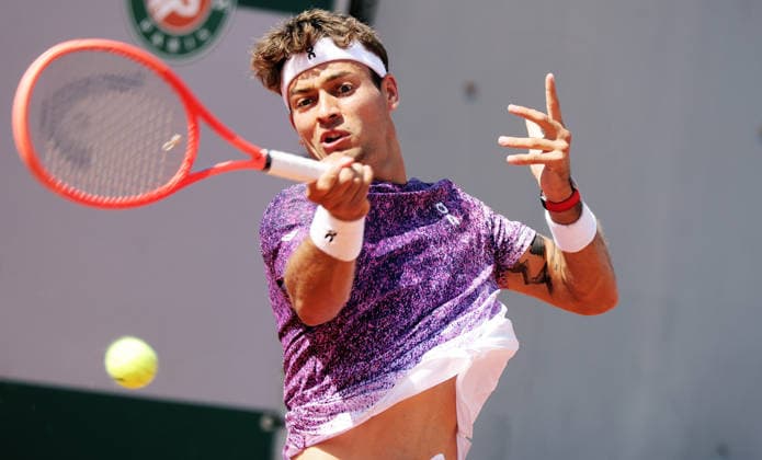 TENNIS - French Open 2026 PARIS,FRANCE,28.MAY.26 - TENNIS - ATP, Tennis Herren World Tour, French Open, Roland Garros, Grand Slam. Image shows Flavio Cobolli (ITA).  GEPAxpictures xMatthiasxHauer
