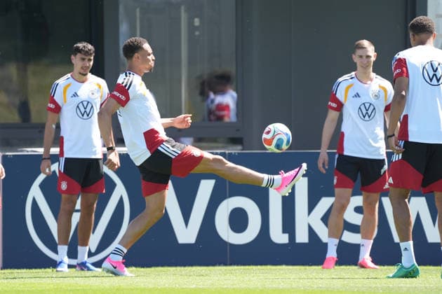 Felix Nmecha Germany Germany Herzo Base 28 05 2026 German national team, training camp for World Cup preparation, Home Ground, HerzoBase, World of Adidas, Herzogenaurach