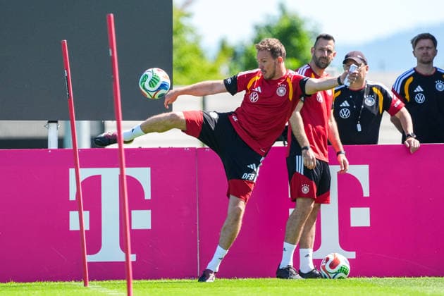 Ball reception national coach Julian Nagelsmann Germany Germany Herzo Base 28 05 2026 German national team, training camp for World Cup preparation, Home Ground, HerzoBase, World of Adidas, Herzogenaurach
