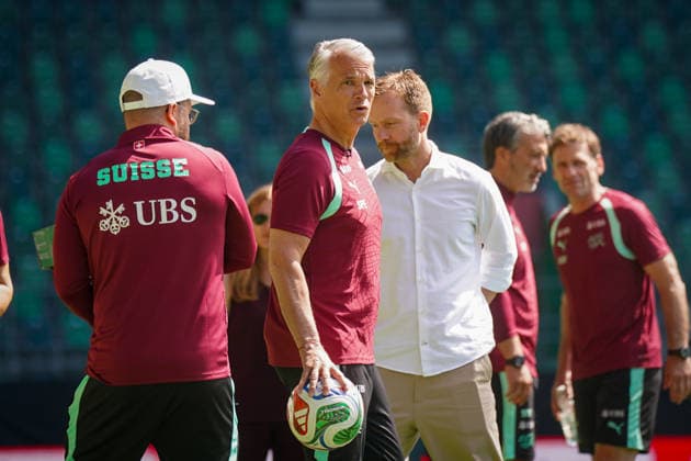 Switzerland Football Swiss national team 2026, Swiss national team training Kybunpark St Gallen Sergio Ermotti Group Chief Executive Officer, UBS Copyright: xJOERANxSTEINSIEKx