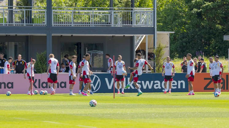 The team during training at the Home Ground Herzogenaurach during World Cup preparation, Herzogenaurach, Germany, on May 28, 2026 during training at the Home Ground Herzogenaurach during World Cup preparation, Herzogenaurach, Germany, on May 28, 2026 Copyright: HMBxMedia xHeikoxBecker