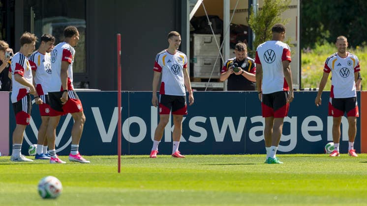 The team during training at the Home Ground Herzogenaurach during World Cup preparation, Herzogenaurach, Germany, on May 28, 2026 during training at the Home Ground Herzogenaurach during World Cup preparation, Herzogenaurach, Germany, on May 28, 2026 Copyright: HMBxMedia xHeikoxBecker