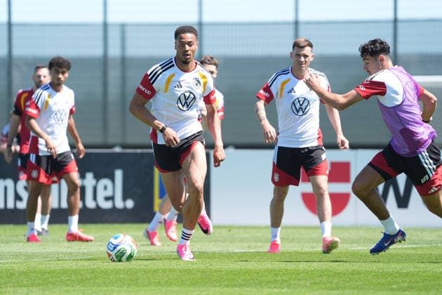 Felix Nmecha Germany Germany Herzo Base 28 05 2026 German national team, training camp for World Cup preparation, Home Ground, HerzoBase, World of Adidas, Herzogenaurach