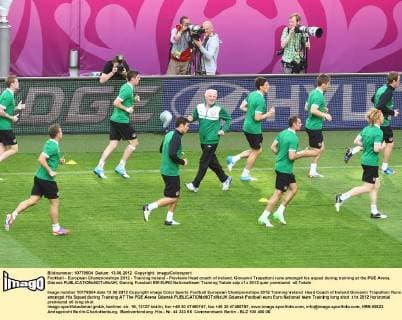 Football, EURO 2012, Training Ireland