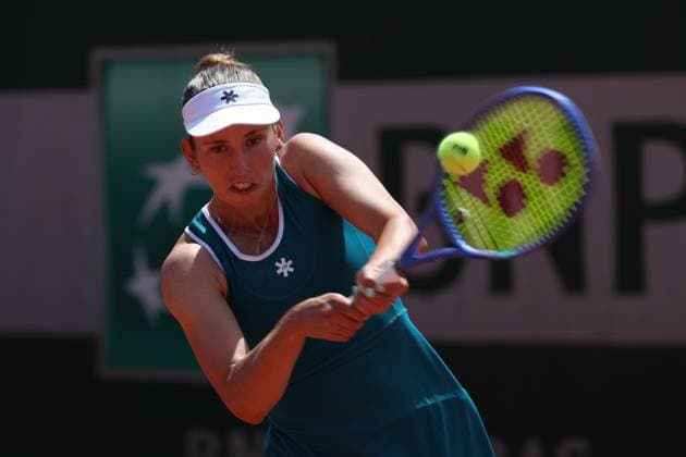 Belgian Elise Mertens pictured in action during a tennis match against Polish Chwalinska, in the second round of the women s singles at the Roland Garros French Open tennis tournament, in Paris, France, Thursday 28 May 2026. This year s tournament takes place from 18 May to 07 June. VIRGINIExLEFOUR  x175258221x