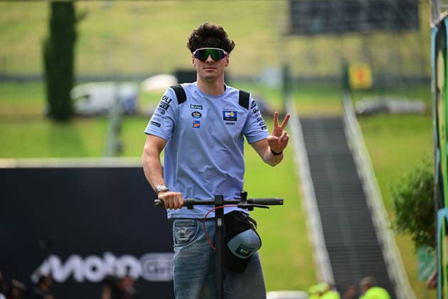 MotoGP of Italy - Previews Fermin Aldeguer of the BK8 Gresini Racing MotoGP Team walks in the paddock during the MotoGP Italian Grand Prix at Mugello Circuit on May 28, 2026, in San Piero a Sieve, Italy. San Piero a Sieve Tuscany Italy  Copyright: xAndreaxDiodatox originalFilename:diodato-italiang260528_np1Lt.jpg