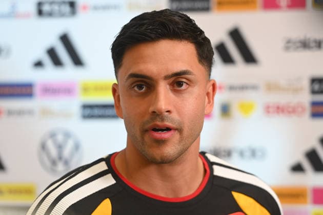 Media lesson Nadiem AMIRI GER , single picture,cropped single motif,portrait,portrait,portrait German national football team,World Cup preparation, training camp in Herzogenaurach on 28 05 2026