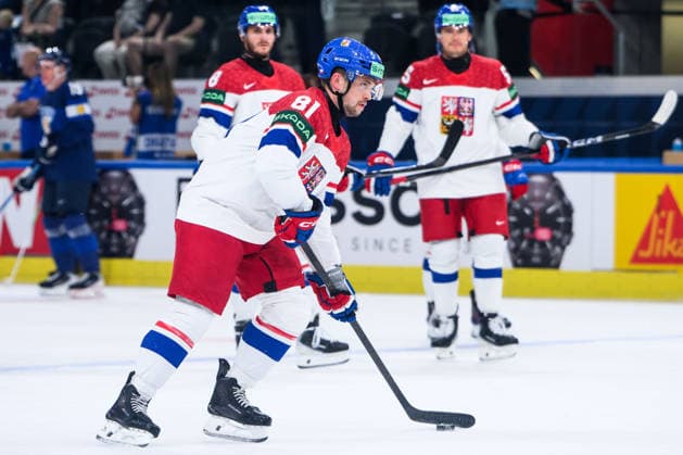 260528 Matej Blumel of Czech Republic ahead of the 2026 IIHF Ice Hockey World Championship quarterfinal match between Finland and Czech Republic on May 28, 2026 in Zurich Photo Jesper Zerman BILDBYRAN kod JZ JZ0735 ishockey ice hockey ishockey vm 2026 vm 2026 iihf world championship finland czech republic bbeng finland  Copyright: JESPERxZERMAN BB260528JZ046