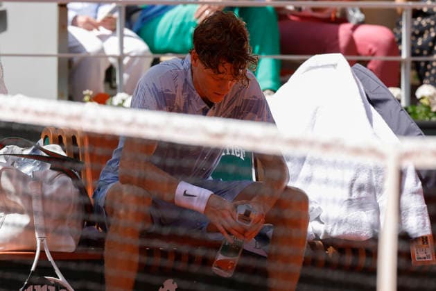 May 28, 2026, Paris, Paris, France: Jannik SINNER (ITA) during the tennis Grand Slam of Roland Garros 2026, at Roland Garros Stadium - on May 28 2026 .Paris - France Paris France - ZUMAb253 20260528_zsp_b253_090 Copyright: xLoicxBaratouxx