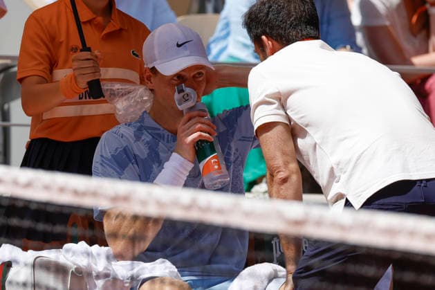May 28, 2026, Paris, Paris, France: Jannik SINNER (ITA) during the tennis Grand Slam of Roland Garros 2026, at Roland Garros Stadium - on May 28 2026 .Paris - France Tennis Grand Slam Of Roland Garros 2026  - ZUMAb253 20260528_zsp_b253_124 Copyright: xLoicxBaratouxx