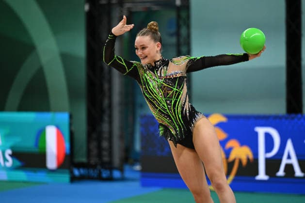 IPA85138710 - DRAGAS Tara (ITA) during European Championships in Rhythmic gymnastics, Rhythmische Sportgymnastik, RSG Gymnastics in Varna, Bulgaria, May 28 2026  Copyright: xFilippoxTomasi IPAxSportx xx 85138710