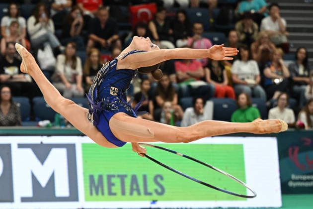 IPA85138695 - VARFOLOMEEV Darja (GER) during European Championships in Rhythmic gymnastics, Rhythmische Sportgymnastik, RSG Gymnastics in Varna, Bulgaria, May 28 2026  Copyright: xFilippoxTomasi IPAxSportx xx 85138695