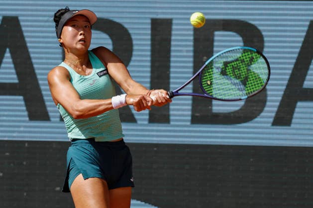 May 28, 2026, Paris, Paris, France: Ann LI (USA) in action during the tennis Grand Slam of Roland Garros 2026, at Roland Garros Stadium - on May 28 2026 .Paris - France Paris France - ZUMAb253 20260528_zsp_b253_132 Copyright: xLoicxBaratouxx
