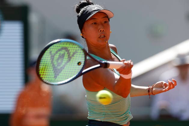 May 28, 2026, Paris, Paris, France: Ann LI (USA) in action during the tennis Grand Slam of Roland Garros 2026, at Roland Garros Stadium - on May 28 2026 .Paris - France Tennis Grand Slam Of Roland Garros 2026  - ZUMAb253 20260528_zsp_b253_146 Copyright: xLoicxBaratouxx