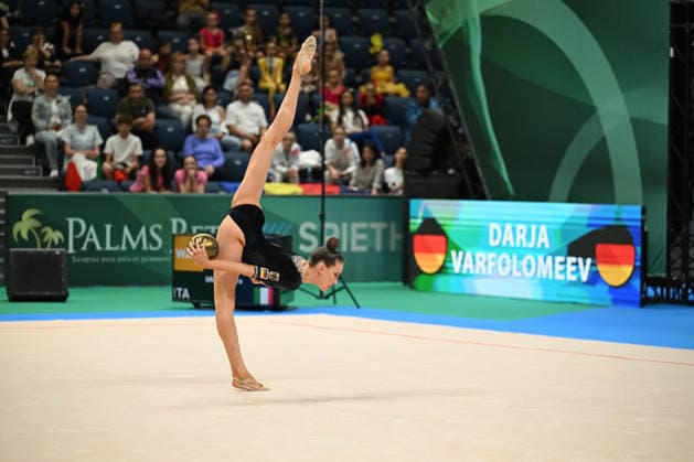 IPA85139231 - VARFOLOMEEV Darja (GER) during European Championships in Rhythmic gymnastics, Rhythmische Sportgymnastik, RSG Gymnastics in Varna, Bulgaria, May 28 2026  Copyright: xFilippoxTomasi IPAxSportx xx 85139231