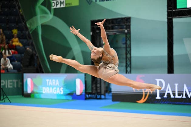 IPA85139232 - DRAGAS Tara (ITA) during European Championships in Rhythmic gymnastics, Rhythmische Sportgymnastik, RSG Gymnastics in Varna, Bulgaria, May 28 2026  Copyright: xFilippoxTomasi IPAxSportx xx 85139232
