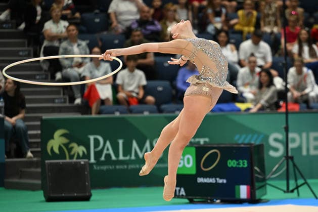 IPA85139236 - DRAGAS Tara (ITA) during European Championships in Rhythmic gymnastics, Rhythmische Sportgymnastik, RSG Gymnastics in Varna, Bulgaria, May 28 2026  Copyright: xFilippoxTomasi IPAxSportx xx 85139236