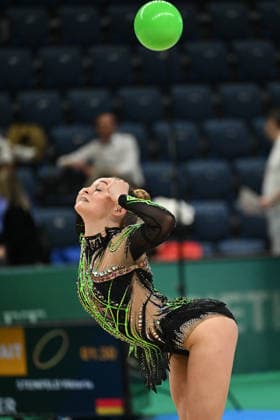OTHER - Gymnastics - European Championships in Rhythmic gymnastics, Rhythmische Sportgymnastik, RSG Photo by IPA ABACAPRESS.COM85138699 - DRAGAS Tara (ITA) during European Championships in Rhythmic Gymnastics, Gymnastics in Varna, Bulgaria, May 28 2026 Varna Bulgaria  Copyright: xIPAxSport ABACAx