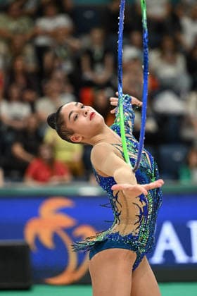 OTHER - Gymnastics - European Championships in Rhythmic gymnastics, Rhythmische Sportgymnastik, RSG Photo by IPA ABACAPRESS.COM85139226 - RAFFAELI Sofia (ITA) during European Championships in Rhythmic Gymnastics, Gymnastics in Varna, Bulgaria, May 28 2026 Varna Bulgaria  Copyright: xIPAxSport ABACAx