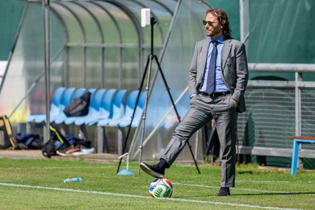Czech national soccer team general manager Pavel Nedved attends the training session prior to 2026 FIFA World Cup, WM, Weltmeisterschaft, Fussball on May 28, 2026, Prague, Czech Republic. (CTKxPhoto OndrejxDeml) CTKPhotoP2026052807082  CTKPhotoP2026052807082