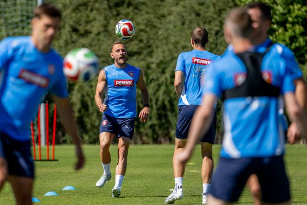 Vladimir Coufal of Czech Republic attends the Czech national football team training session prior to 2026 FIFA World Cup, WM, Weltmeisterschaft, Fussball on May 28, 2026, Prague, Czech Republic. (CTKxPhoto OndrejxDeml) CTKPhotoP2026052807449  CTKPhotoP2026052807449