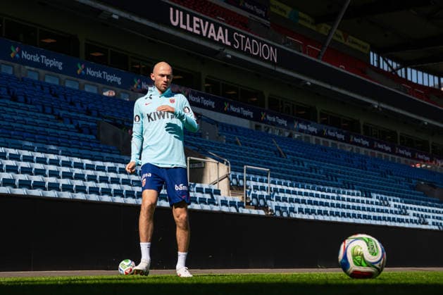 260528 Fredrik Aursnes of the Norwegian national football team during a training session on May 28, 2026 in Oslo Photo Vegard Grott BILDBYRAN kod VG VG0926 bbeng fotball football soccer fotboll norge norway trening träning training practice  Copyright: VEGARDxGRoTT BB260528VG014