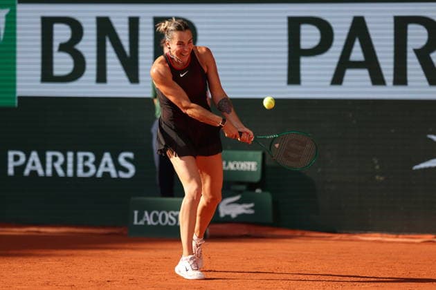 ROLAND GARROS 2026 Thierry Larret MAXPPP - PARIS (75) 28 05 2026 Thierry Larret Maxppp. Tennis. Roland Garros 2026. Internationaux de France de tennis. Stade Roland Garros, Paris (75). Le 28 Mai. Court Philippe CHATRIER : Aryna SABALENKA (RUS) vs Elsa JACQUEMEOT (FRA). - Roland Garros French Open tennis tournament, in Paris, France, on 28 May 2026 PARIS (75) STADE ROLAND GARROS PARIS ILE DE FRANCE FRANCE  Copyright: xMAXPPPxThierryxLarretx TLR202605287806 TLR202605287806