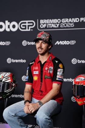 Foto Costanza Benvenuti LaPresse 28.05.2026 - Motociclismo - Motomondiale 2026 - GRAN PREMIO D ITALIA BREMBO - Autodromo Internazionale del Mugello - Conferenza piloti nella foto: Francesco Bagnaia - Ducati Lenovo Photo Costanza Benvenuti LaPresse 2026 28 MAY - Sport - Motorcycling - Motomondiale 2026 - GRAN PREMIO D ITALIA BREMBO - Autodromo Internazionale del Mugello - Conference with pilots in the photo: Francesco Bagnaia - Ducati Lenovo  Copyright: xCostanzaxBenvenutix-xLaPressex