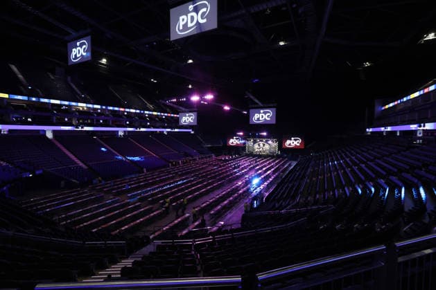 BetMGM Premier League Darts 28MAY26 Venue during the BetMGM Premier League darts at the O2 Arena, London, UK on 28 May 2026. London O2 Arena London UK Editorial use only , Copyright: xChrisxSargeantx PSI-24296-0002
