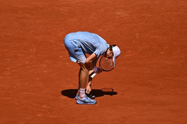 French Open - Jannik Sinner out In Second Round Jannik Sinner (ITA) during his second round match at the 2026 Roland-Garros tournament in Paris, FRANCE, on May 28, 2026. Photo by Corinne Dubreuil ABACAPRESS.COM Paris France  Copyright: xDubreuilxCorinne ABACAx