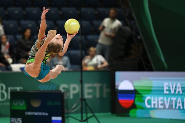 OTHER - Gymnastics - European Championships in Rhythmic gymnastics, Rhythmische Sportgymnastik, RSG Photo by IPA ABACAPRESS.COM85142535 - CHEVTAEVA Eva (RUS) during European Championships in Rhythmic Gymnastics, Gymnastics in Varna, Bulgaria, May 28 2026 Varna Bulgaria  Copyright: xIPAxSport ABACAx