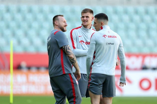WROCLAW 28.05.2026 TRENING REPREZENTACJI POLSKI --- POLISH FOOTBALL national team, Nationalteam TRAINING SESSION MARCIN PRASOL KAROL CZUBAK BARTOSZ SLISZ FOT. PIOTR KUCZA FOTOPYK NEWSPIX.PL --- newspix.pl POLAND OUT! 