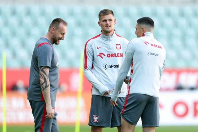 WROCLAW 28.05.2026 TRENING REPREZENTACJI POLSKI --- POLISH FOOTBALL national team, Nationalteam TRAINING SESSION MARCIN PRASOL KAROL CZUBAK BARTOSZ SLISZ FOT. PIOTR KUCZA FOTOPYK NEWSPIX.PL --- newspix.pl POLAND OUT! 