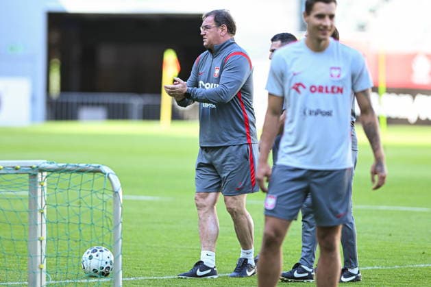 28.05.2026 Wroclaw Konferencja prasowa i trening reprezentacji Polski w pilce noÅ¼nej - press conference, PK, Pressekonferenz and of the Poland national football team and training session during the national camp. Persons shown: Jan Urban fot. Antoni Dec Arena Akcji NEWSPIX.PL --- newspix.pl POLAND OUT! 