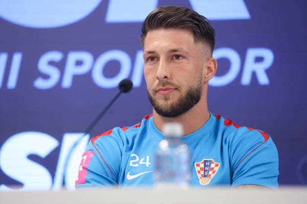 Croatia national football team press conference, PK, Pressekonferenz Marco Pasalic speaks during a Croatia national football team press conference at the Rujevica Stadium in Rijeka, Croatia, on May 28, 2026, ahead of friendly matches against Belgium and Slovenia as part of the team s pre-World Cup training.  NelxPavletic PIXSELL