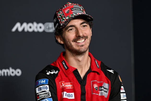 IPA85143157 - Italian rider Francesco Bagnaia of Ducati Lenovo Team attends the pre-event press conference, PK, Pressekonferenz during Gran Premio d Italia - Press conference and Riders track familiarization, MotoGP World Championship, WM, Weltmeisterschaft in Mugello, Italy, May 28 2026  Copyright: xLisaxGuglielmi IPAxSportx xx 85143157
