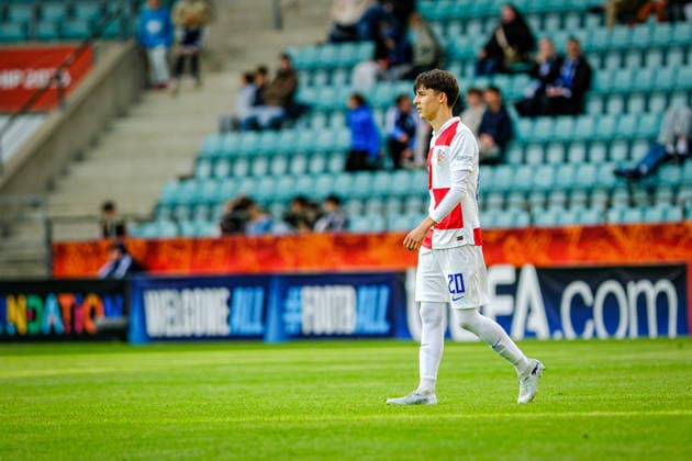 UEFA Under-17 European Championship, EM, Europameisterschaft Estonia 2026 Rio Joka in action during the UEFA Under-17 European Championship Group-A match between Estonia U-17 vs Croatia U-17 national teams, Tallinn Estonia 28.05.2026 Tallinn A Le Coq Arena Estonia Copyright: xMaurixLevandix