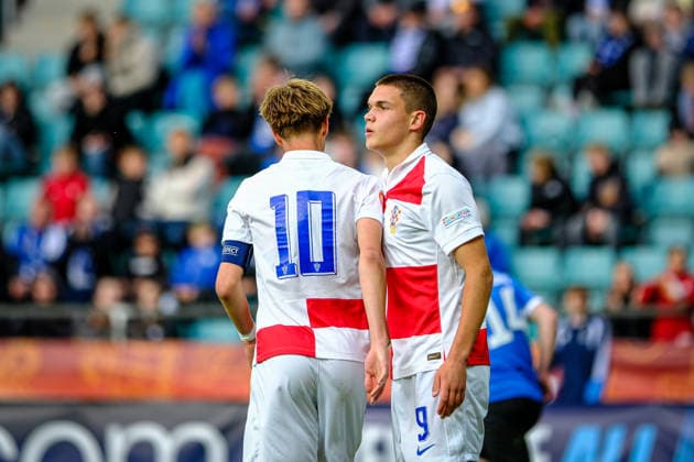 UEFA Under-17 European Championship, EM, Europameisterschaft Estonia 2026 Toni Ruso in action during the UEFA Under-17 European Championship Group-A match between Estonia U-17 vs Croatia U-17 national teams, Tallinn Estonia 28.05.2026 Tallinn A Le Coq Arena Estonia Copyright: xMaurixLevandix