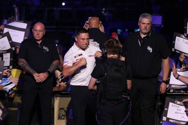 BetMGM Premier League Darts 28MAY26 Luke Littler during the BetMGM Premier League darts at the O2 Arena, London, UK on 28 May 2026. London O2 Arena London UK Editorial use only , Copyright: xChrisxSargeantx PSI-24296-0006
