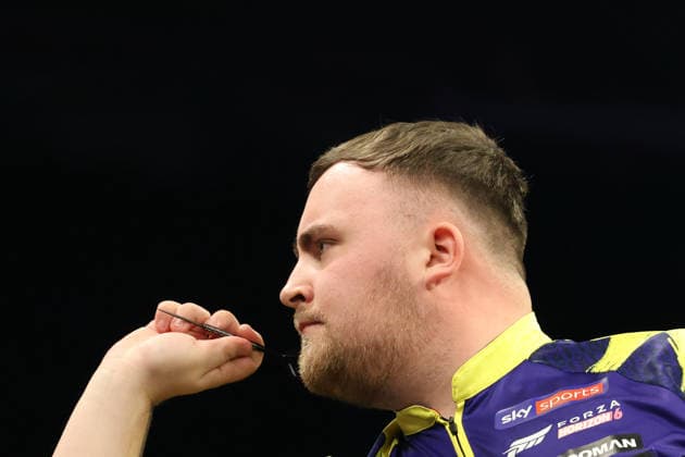 BetMGM Premier League Darts 28MAY26 Luke Littler during the BetMGM Premier League darts at the O2 Arena, London, UK on 28 May 2026. London O2 Arena London UK Editorial use only , Copyright: xChrisxSargeantx PSI-24296-0028