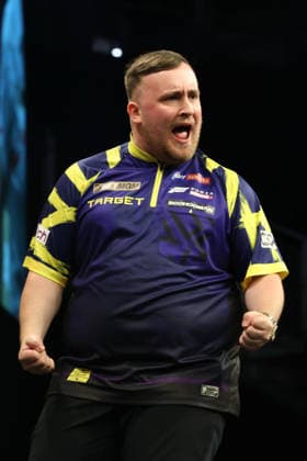 BetMGM Premier League Darts 28MAY26 Luke Littler during the BetMGM Premier League darts at the O2 Arena, London, UK on 28 May 2026. London O2 Arena London UK Editorial use only , Copyright: xChrisxSargeantx PSI-24296-0033